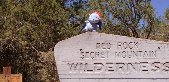 Locating the Secrets of Red Rock Secret Mountain Wilderness, Coconino National Forest A hint to the location of one our many enjoyable Sedona discoveries