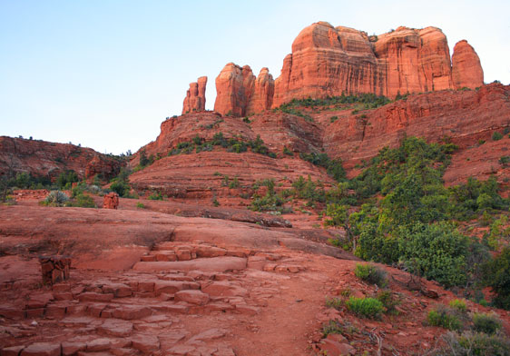 Cathedral Rock Trail View of Cathedral Rock's distinguishing features